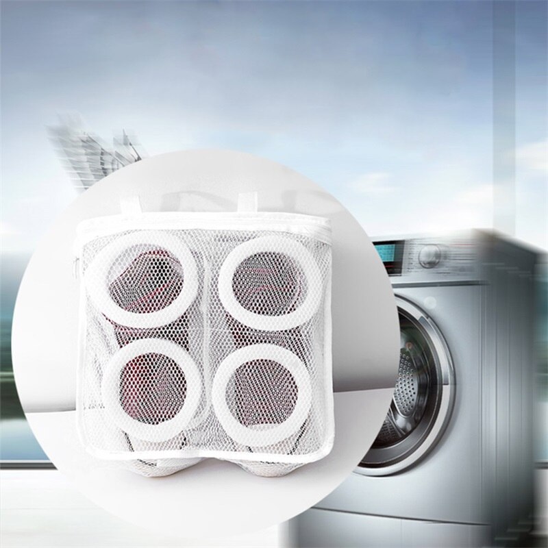 1PC Polyester Machine Wash Protection Wash shoes bag Drying bag underwear Fixed clothing Laundry Care bags Net bag 28x24.5x8cm