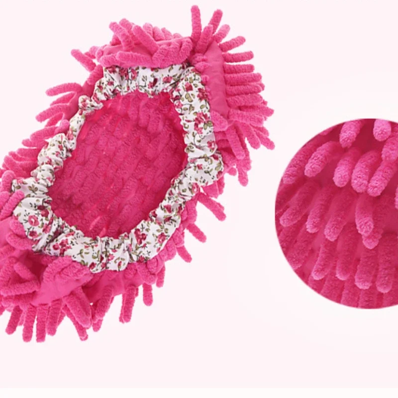 Microfiber Stofdoek Vloerreiniging Badkamer Huishoudelijke Vloerreiniging Mop Cleaner Slippers Luie Overschoen 2 stuks Dweilen Schoenen