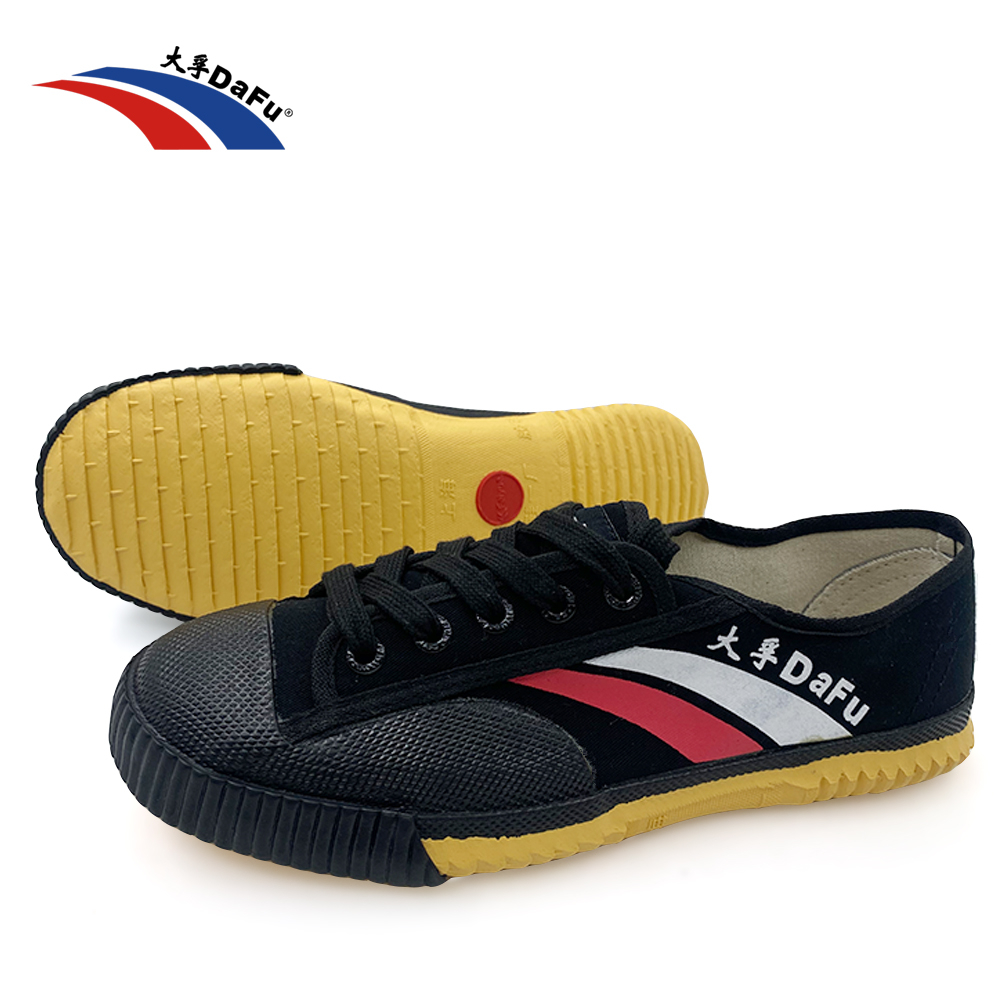 DaFu zapatos originales zapatillas clásicas artes marciales Wushu Kungfu zapatillas hombres mujeres Kungfu: Azul cielo / 18,5