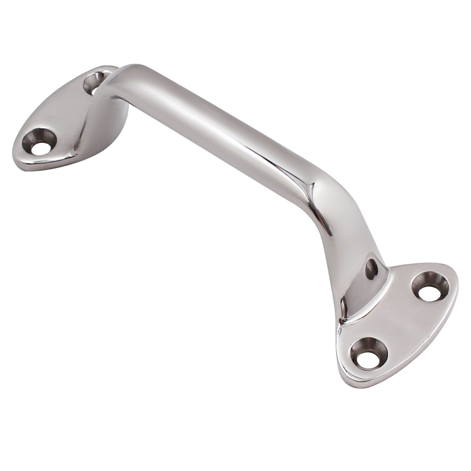 6"(150MM) Solid 316 Stainless Steel Marine Boat Door Grab Handle Bar Marine Heavy Duty Mud Boat Grab Rail Handrail Drawer
