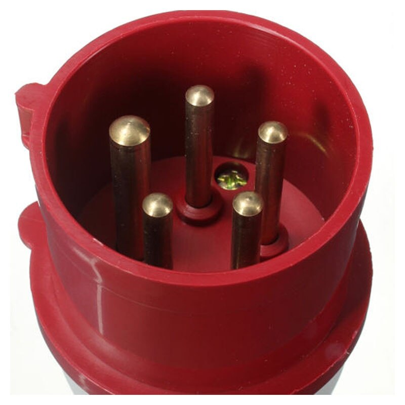 16 Amp 5 pin Plug & Socket Weatherproof IP44 3 Phase 380-415v 3P + N + Earth 16A