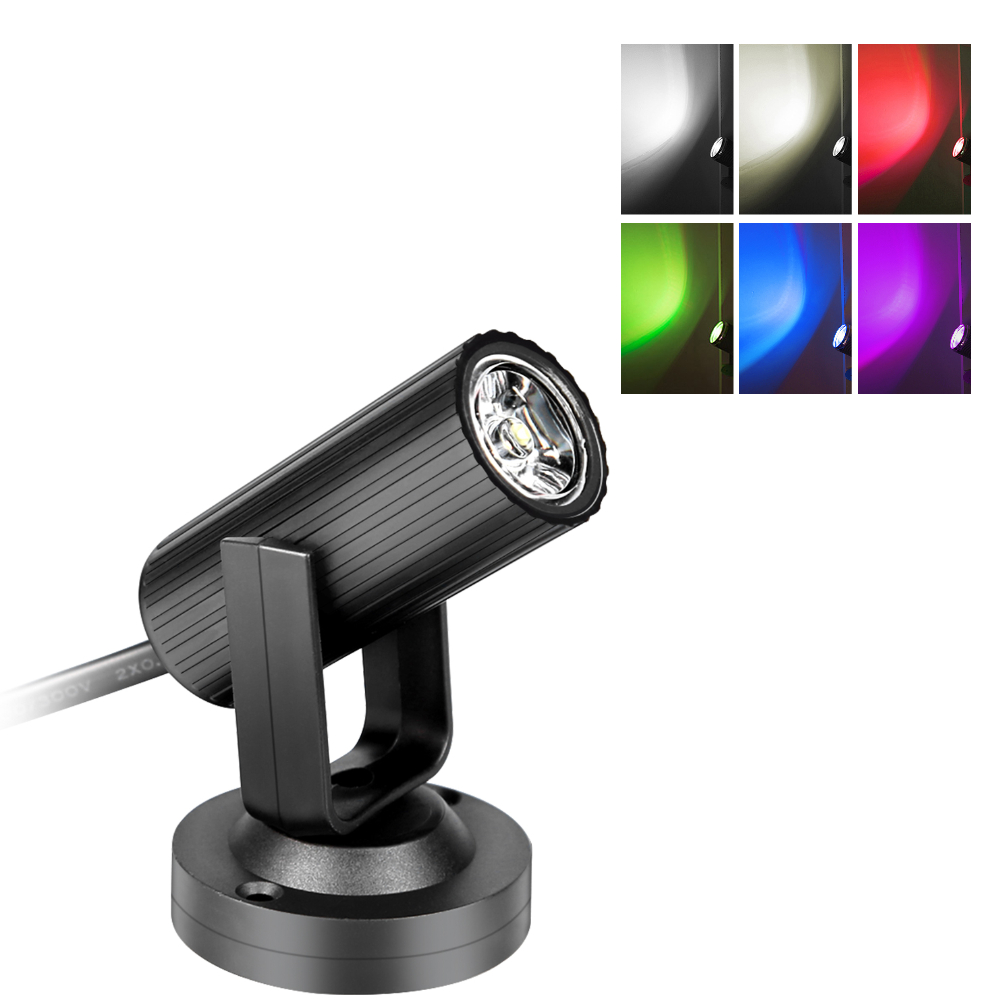 RGB 1W Led Bühne Scheinwerfer Leichte, Tragbare Lampe 360 ° Weiche Geburtstag Party Dance Boden Strahler Disco Bar KTV DJ Beleuchtung: Licht Grün
