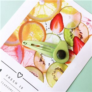 Summer Holiday Frutta Gioielli Divertente Avocado Orecchini a pendaglio per la ragazza Cucina Creativa Orecchini Fidanzata regalo di compleanno: hairpins 2