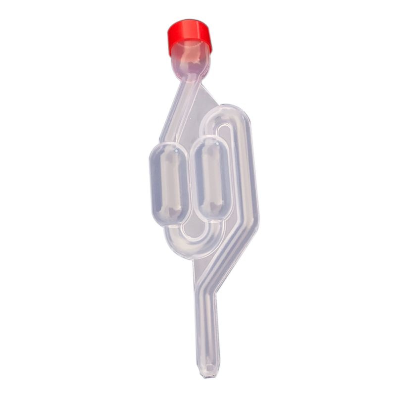 Portable Wine Fermentation Tools S-Shape Air Lock Twin Bubble Grommet Homebrew Beer Fermentation Wine Making Bar Supplies