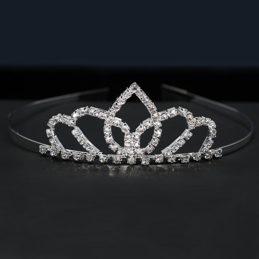 Charmante mariée couronne bandeau diadèmes de mariée argent cristal coiffure fête cérémonie broche couronne cheveux accessoires avec peigne HG05: HG11