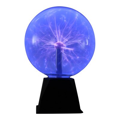 Electrostatic Ball Induction Glow Ball Plasma Ball 10-12 Inch Red Light Blue Light Science and Technology Museum Exhibition Ball