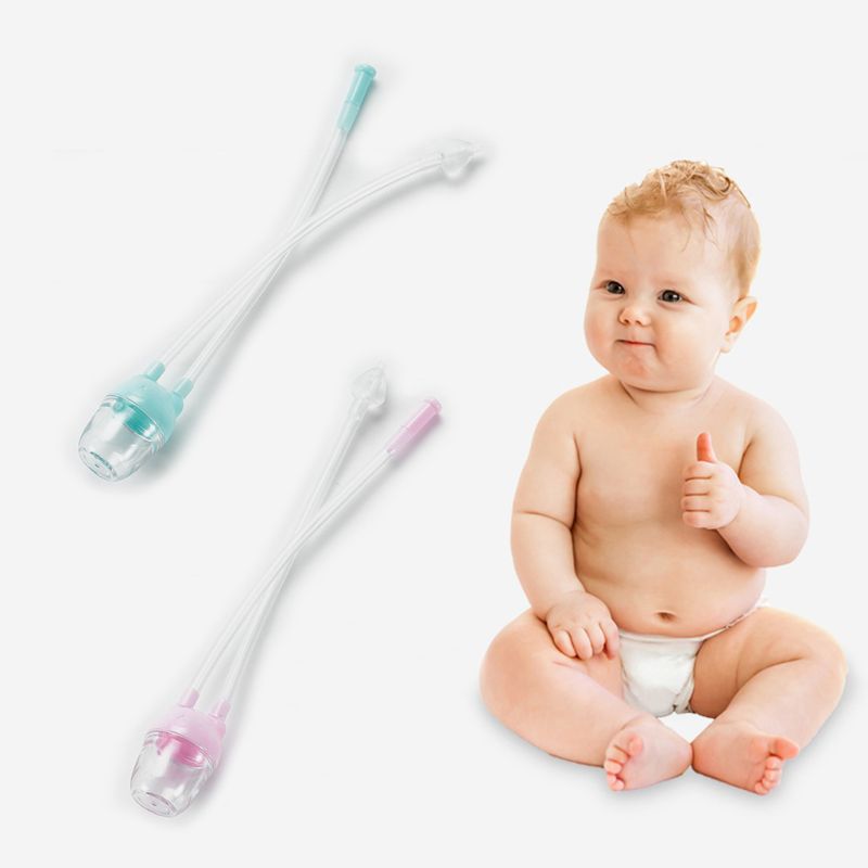 Bebê nariz mais limpo dispositivo de sucção nasal snot recém-nascido aspirador seguro cuidados com a enfermagem silicone macio vácuo segurança otário