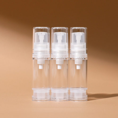 Podkład w płynie butelka podróżna 5ml 10ml 15ml Mini podkład kosmetyczny próbki narzędzia do przepakowywania Airless butelka z pompką przenośna: Czerwony