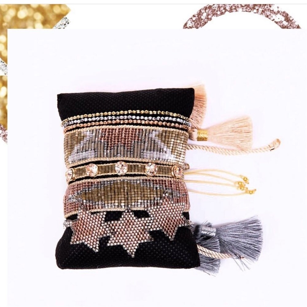 Zhongvi Ster Armbanden Miyuki Hand Geweven Armband Voor Vrouwen Mexicaanse Mode-sieraden Fabrikanten Verstelbare Sieraden: 5