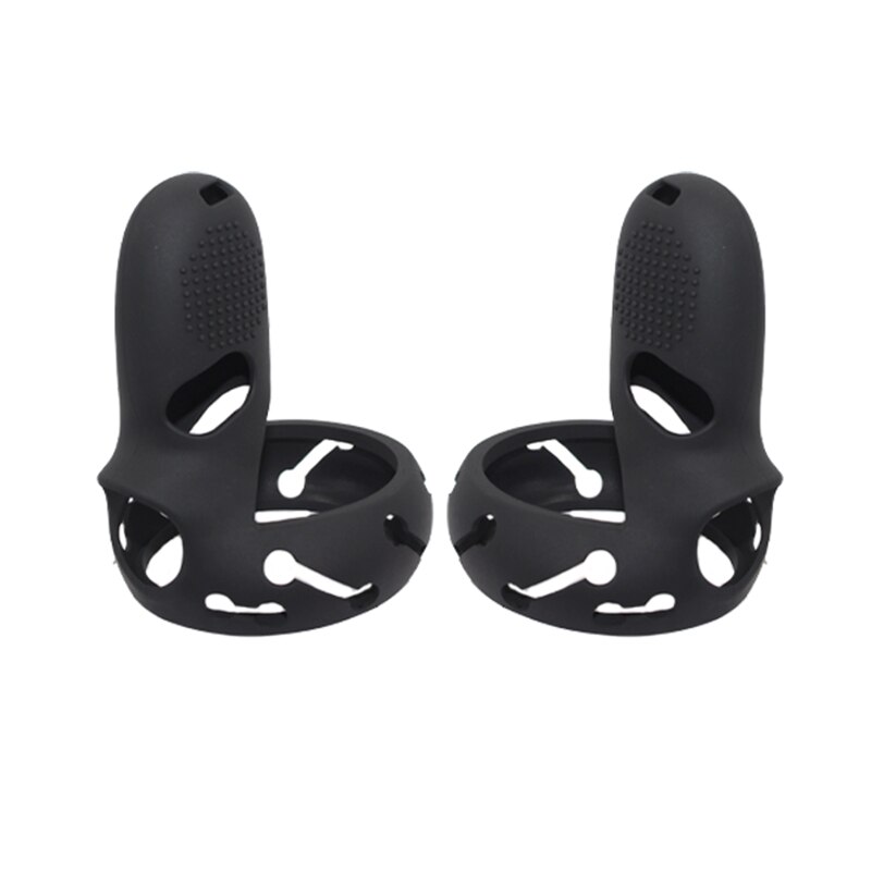 2 em 1 capa de proteção de capacete imprensa controlador capa de aperto para oculus quest vr silicone anti-lance acessório de proteção