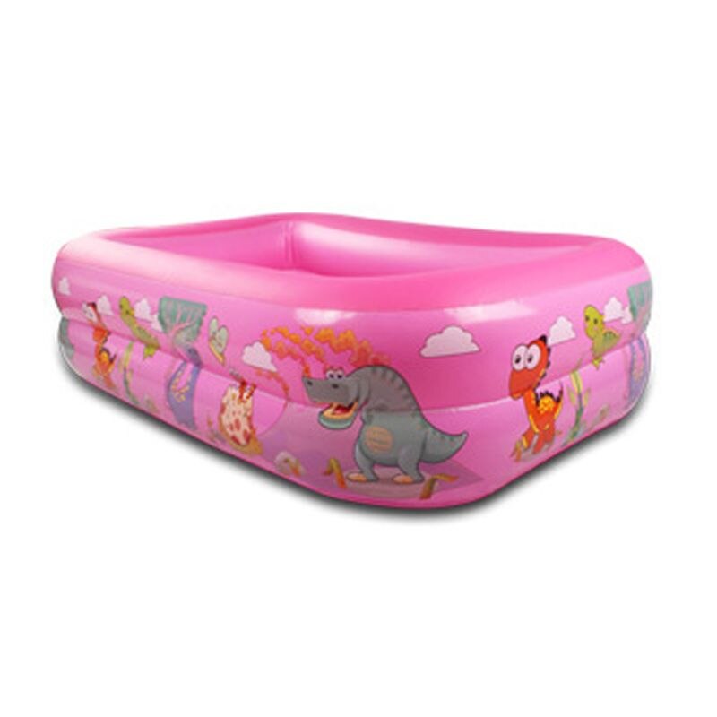 Inflatable Square Swimming Pool Summer Thick Safe Inflated Water Play Bathtub Q1FE: PK-1