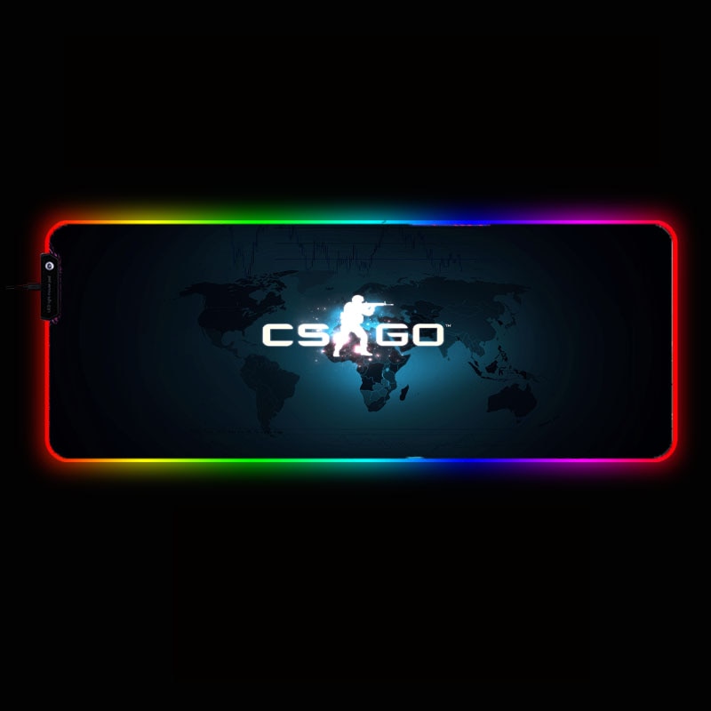 Mairuige Gaming RGB Large Mouse Pad Gamer Big Mouse Mat Computer Mousepad Led Backlight XXL Mause Pad Keyboard Desk Mat for CSGO