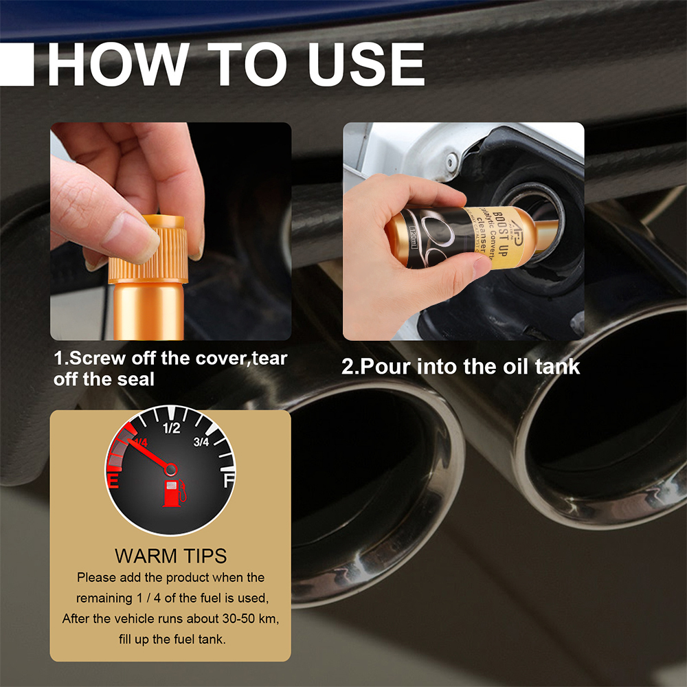 Car Catalytic Converter Cleaners To Automobile Engine CSV Clean Accelerators Catalysts Easy Cleaner