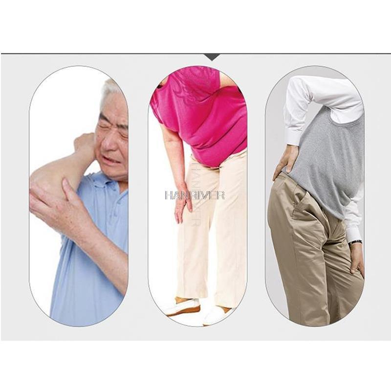 Masajeador eléctrico de mano, martillo vibrador de doble cabeza, cuello, espalda, cuerpo, vértebra Cervical, rodillo relajante con 6 cabezales de masaje