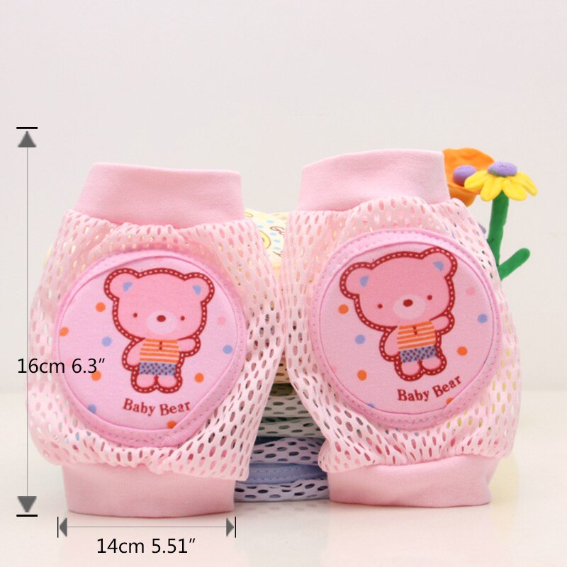 Baby Knee Pads Cartoon Baby Safety Crawling Elbow Cushion Toddlers Knee Pads Protective Gear