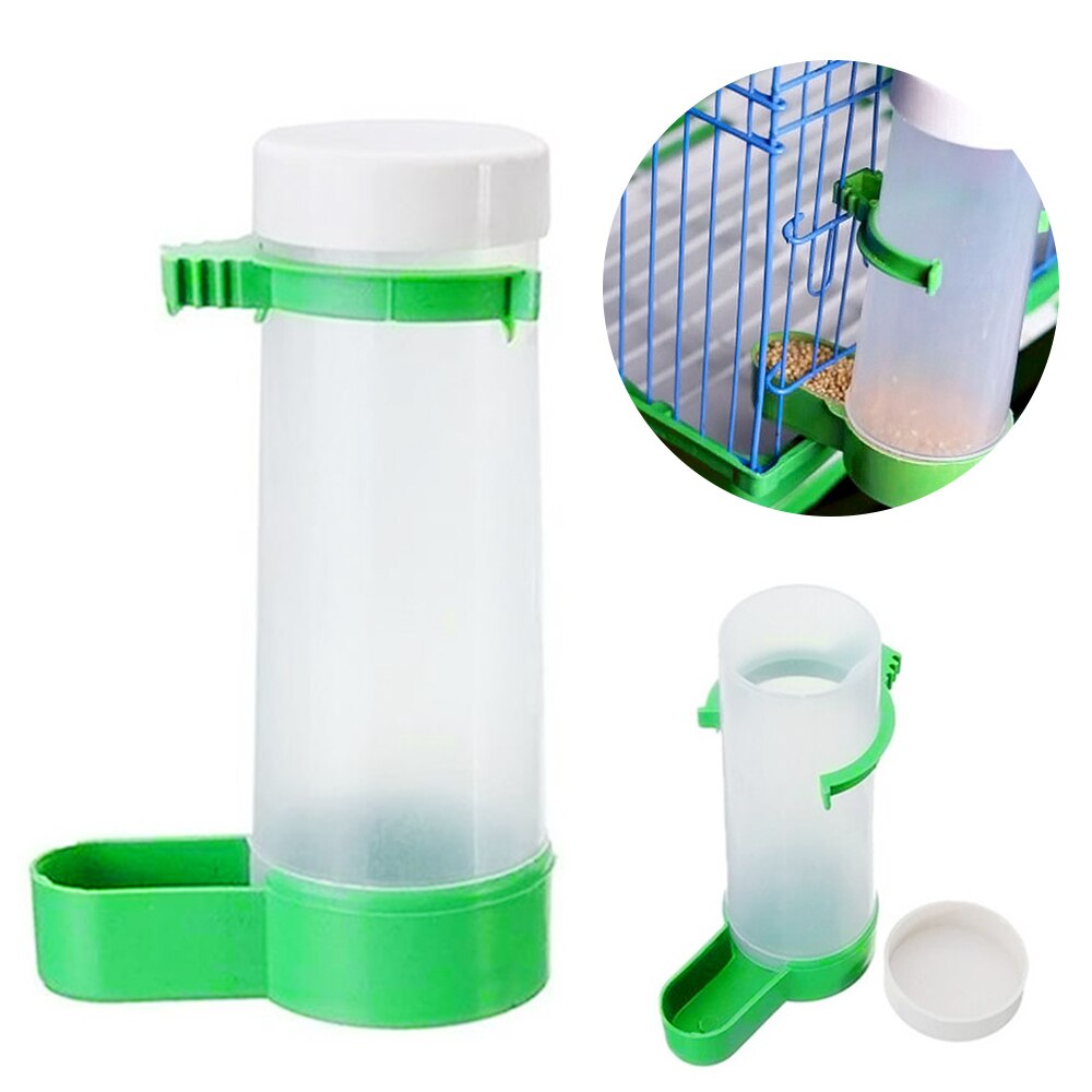 Bird Water Drinker Feeder Waterer with Clip Pet Bird Supply Dispenser Bottle Drinking Cup Bowls For Pet Parrot Cage Bird Feeder