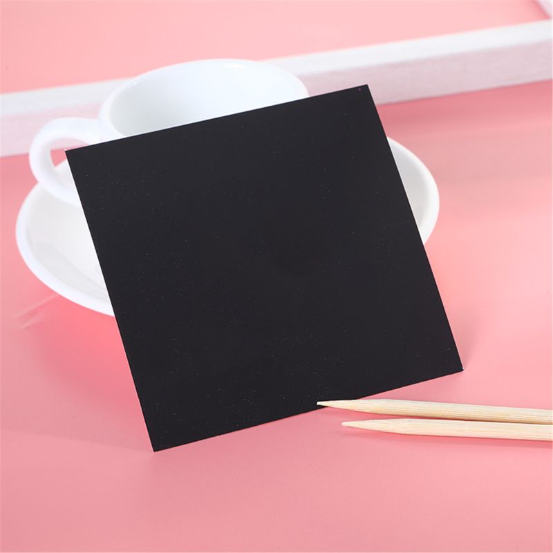 24 Sheets Scratch Paper Rainbow Painting Sketch Pads DIY Art Craft Scratchboard Q22D