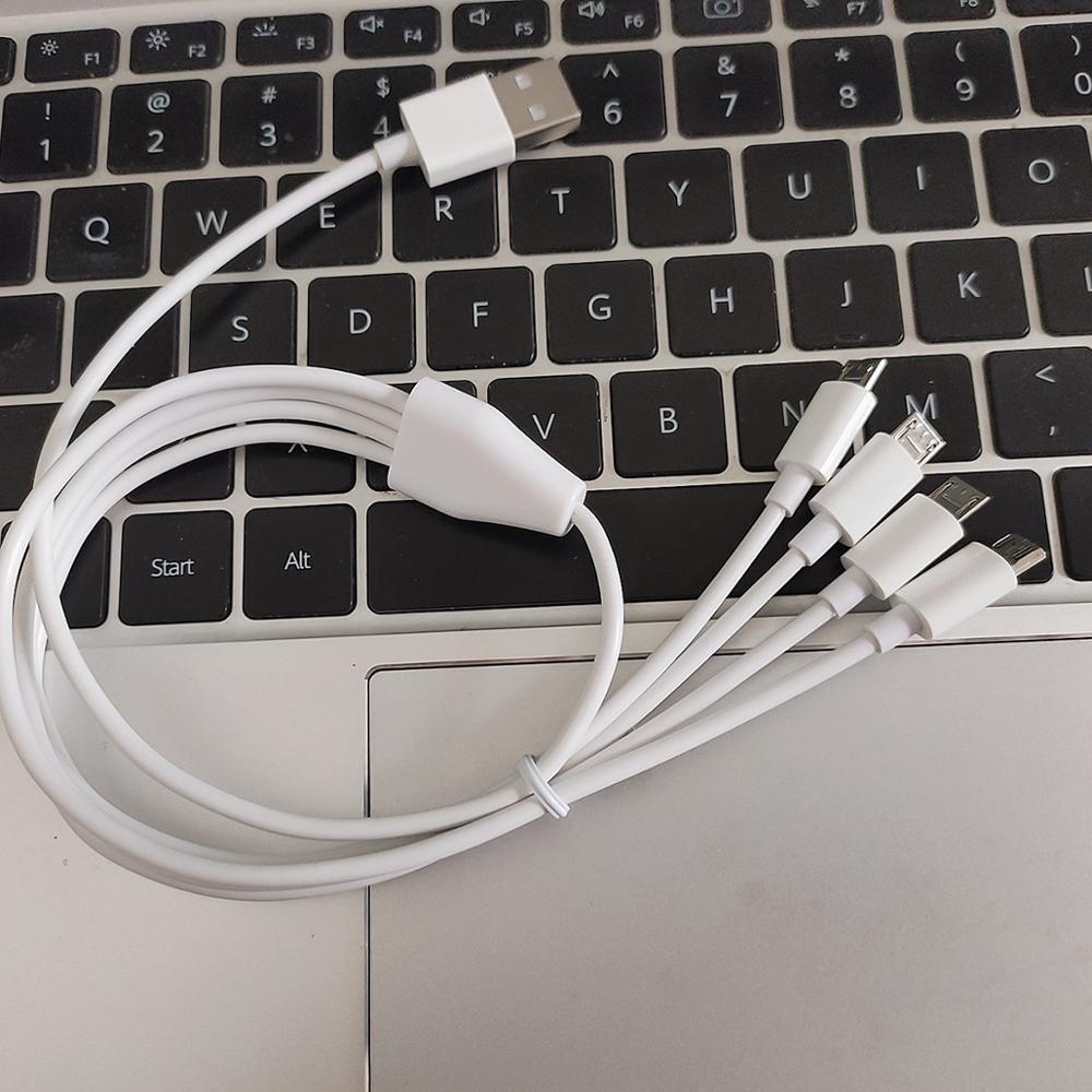 4 in 1 micro usb charger cable 50cm
