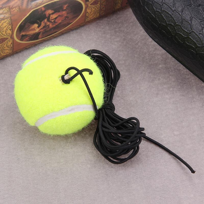 Enkeltpakke tennistrener tennisverktøy med gummifilt som erstatter strenger for trening tennistilbehør