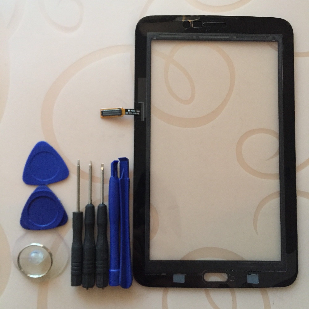 Für Samsung Galaxis Tab 3 Lite 7,0 T110 SM-T110 Digitizer berühren Bildschirm Tafel Sensor Glas Ersatz + Kostenlose Werkzeug