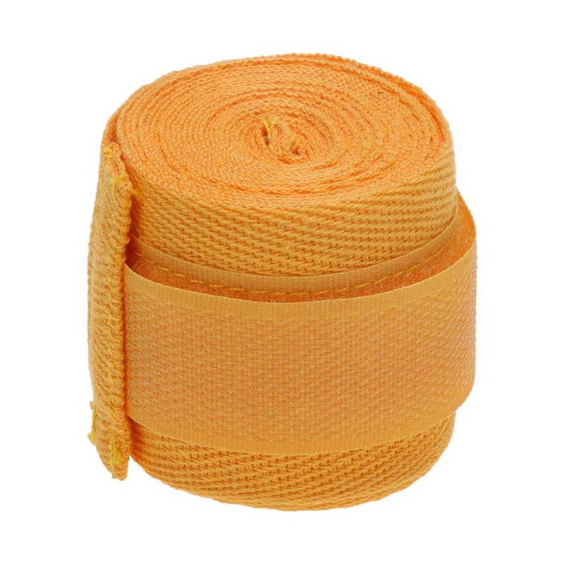 2.5M Boksen Bandage Sport Band Boksen Hand Wrap Bandage Muay Mma Taekwondo Hand Handschoenen Strakke Wrap Hand Protector Band: Geel