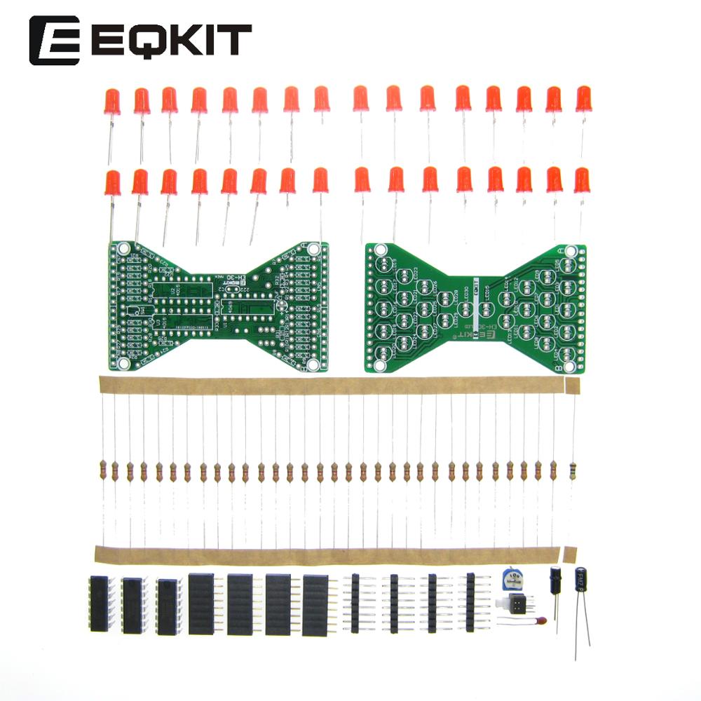 EQKIT Kit de bricolage sablier électronique/composants de sablier électronique/sablier électronique bricolage/Kit électronique intéressant: Rouge