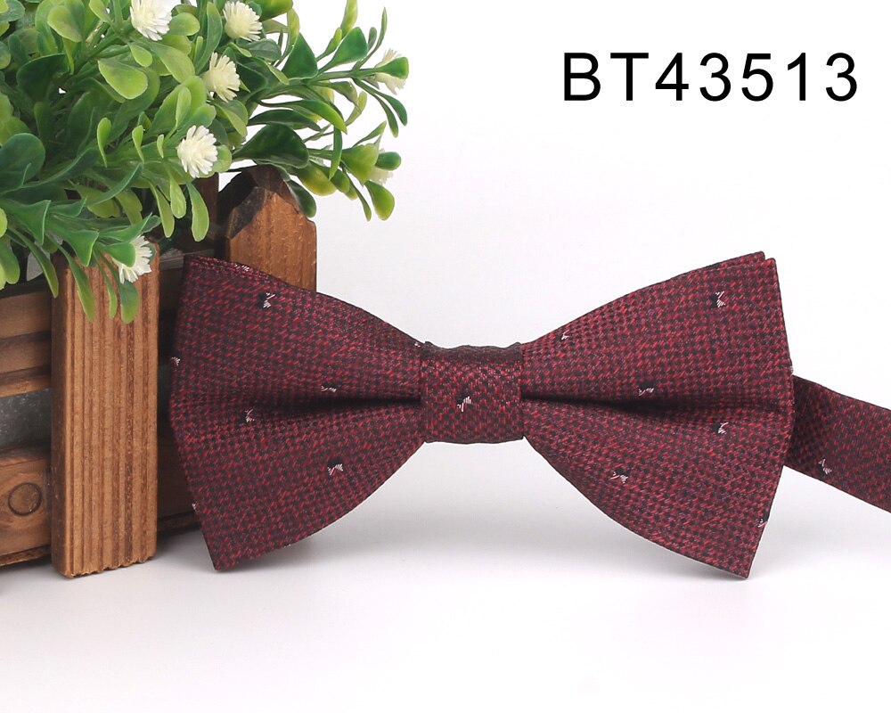 Claret Men Bow Tie Classic Jacquard Bowtie For Men Adult Striped Bow Ties For Business Wedding Butterfly Suits Cravats Bowties: Gold