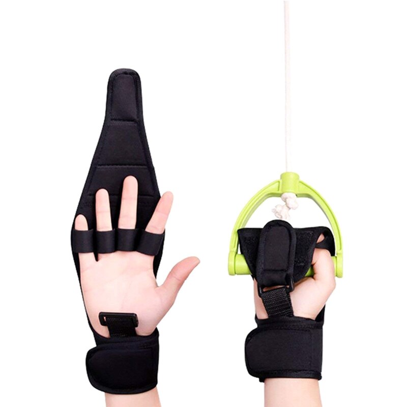 Breathable Anti-Slip Auxiliary Fixed Hand Fist Stroke Hemiplegia Patient Training PainRelieveRehabilitation Finger Gloves Brace: Default Title