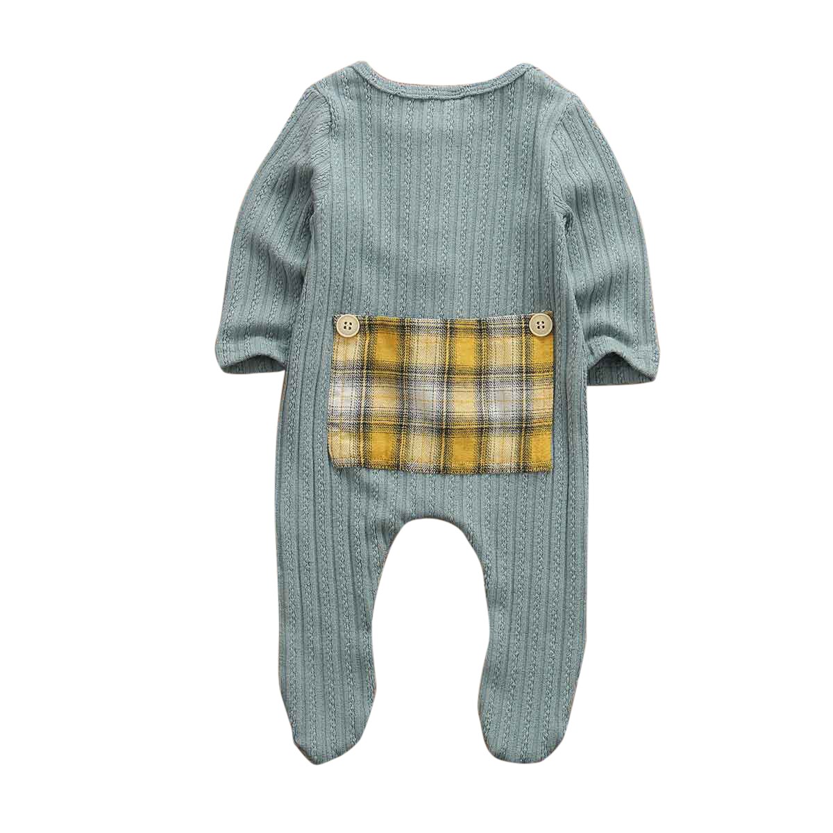 Baby Kleding 0-9M Baby Jongens Meisjes Kid Gebreide Footies Pasgeboren Katoenen Kleding Peuter Lange Mouw Jumpsuit Baby herfst Winter: E / 3M