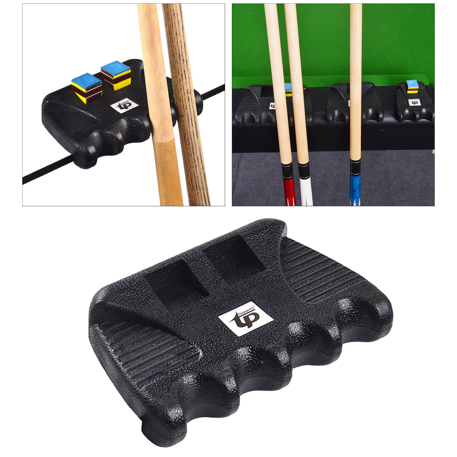 Portable Pool/Billiards Cue Stick Holder/Rack/Rest Snooker - 2-4 Place