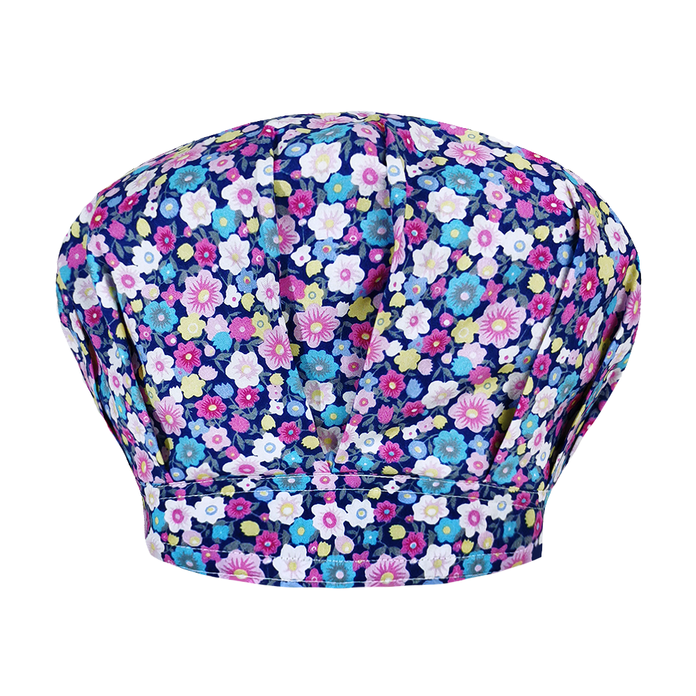 respirablecartoon impression florale élastique gommage chapeau animalerie laboratoire uniforme chapeau salon de beauté travail gommage moelleux casquettes: 32001