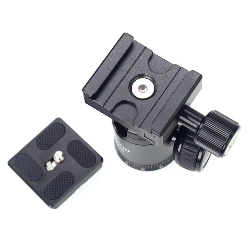 Hugely popular Xiletu T-0 cabeza de bola ligera portátil y abrazadera y placa de montaje para trípode 1/4 '3/8 'tornillo para Digital