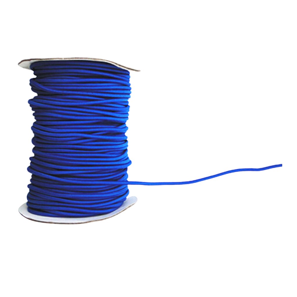 1M/3M/5M/10M 4mm Strong Elastic Bungee Rope Shock Cord Tie Down Boats Trailers Fishing Boat Kayaking Diving Camping: 3m Blue