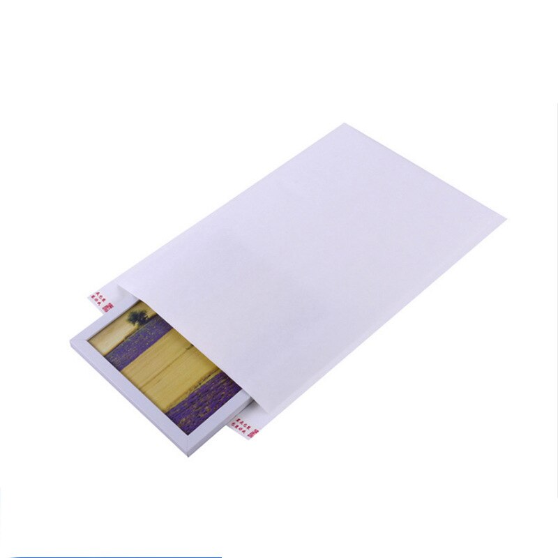 100Pcs White Paper Bubble Envelope Self Sealing Adhesive Bubble Mailers Waterproof Packaging Bags Business Supplies