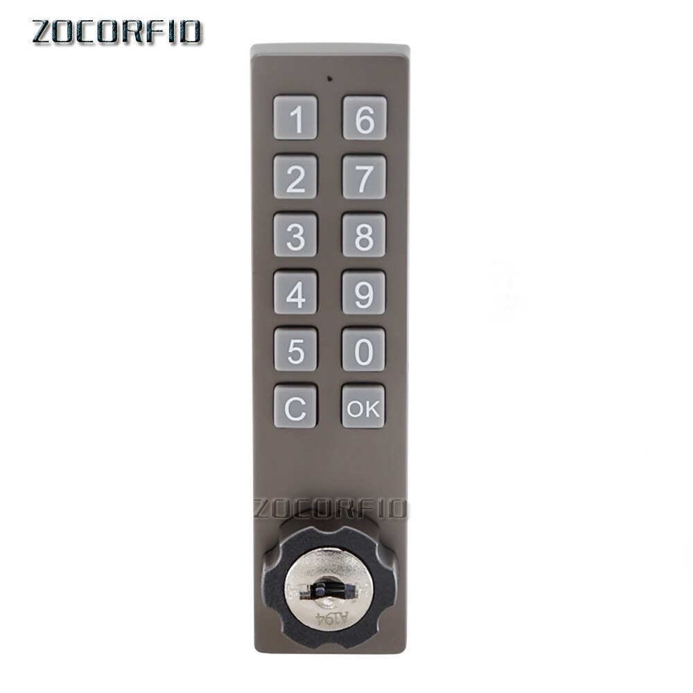 Lithium battery Electronic cabinet panel password lock Digital electronic smart cabinet lock password keypad electronic lock