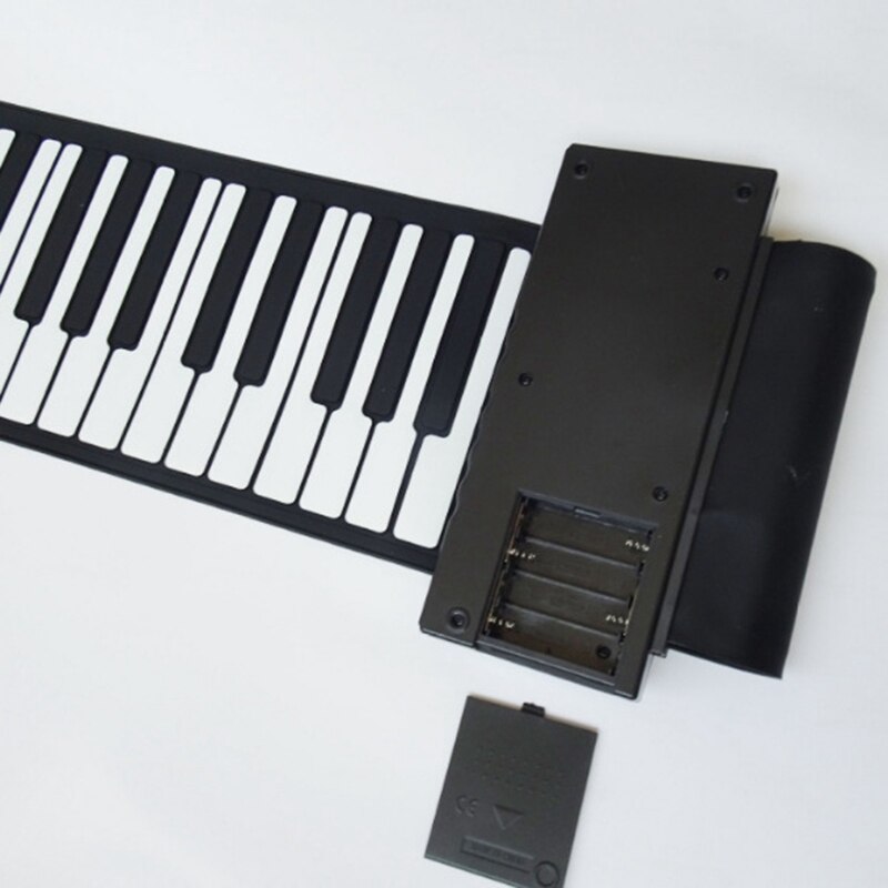 Elektrische oprolbare piano, draagbare opvouwbare 61- toetsen elektronische muziekkeyboard piano