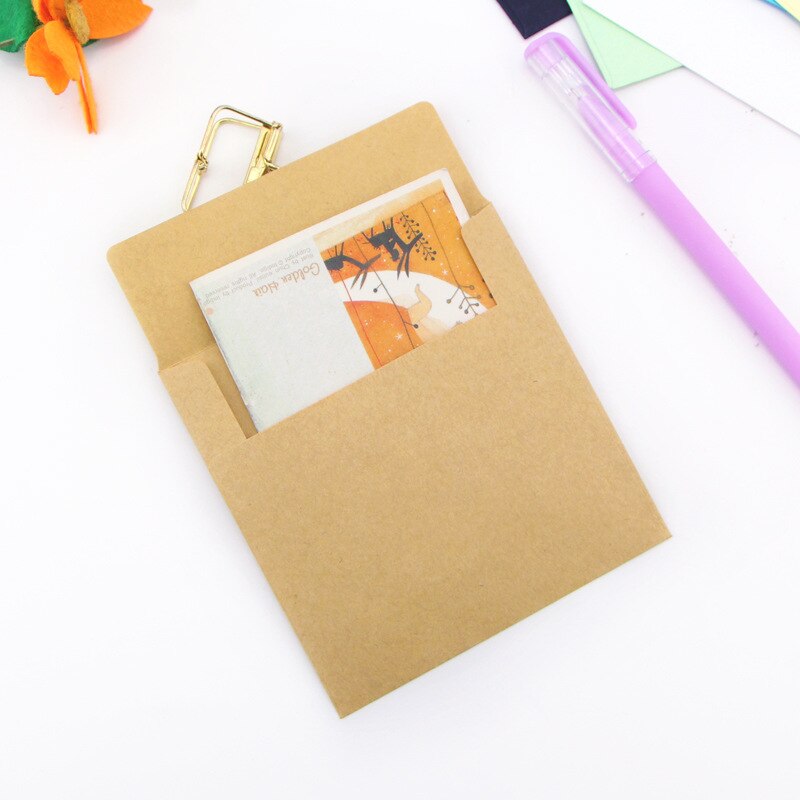 (10 stk/parti ) 10*10cm farge små konvolutter ensfarget bankkort medlemskort godterifarget papir firkantet konvolutt