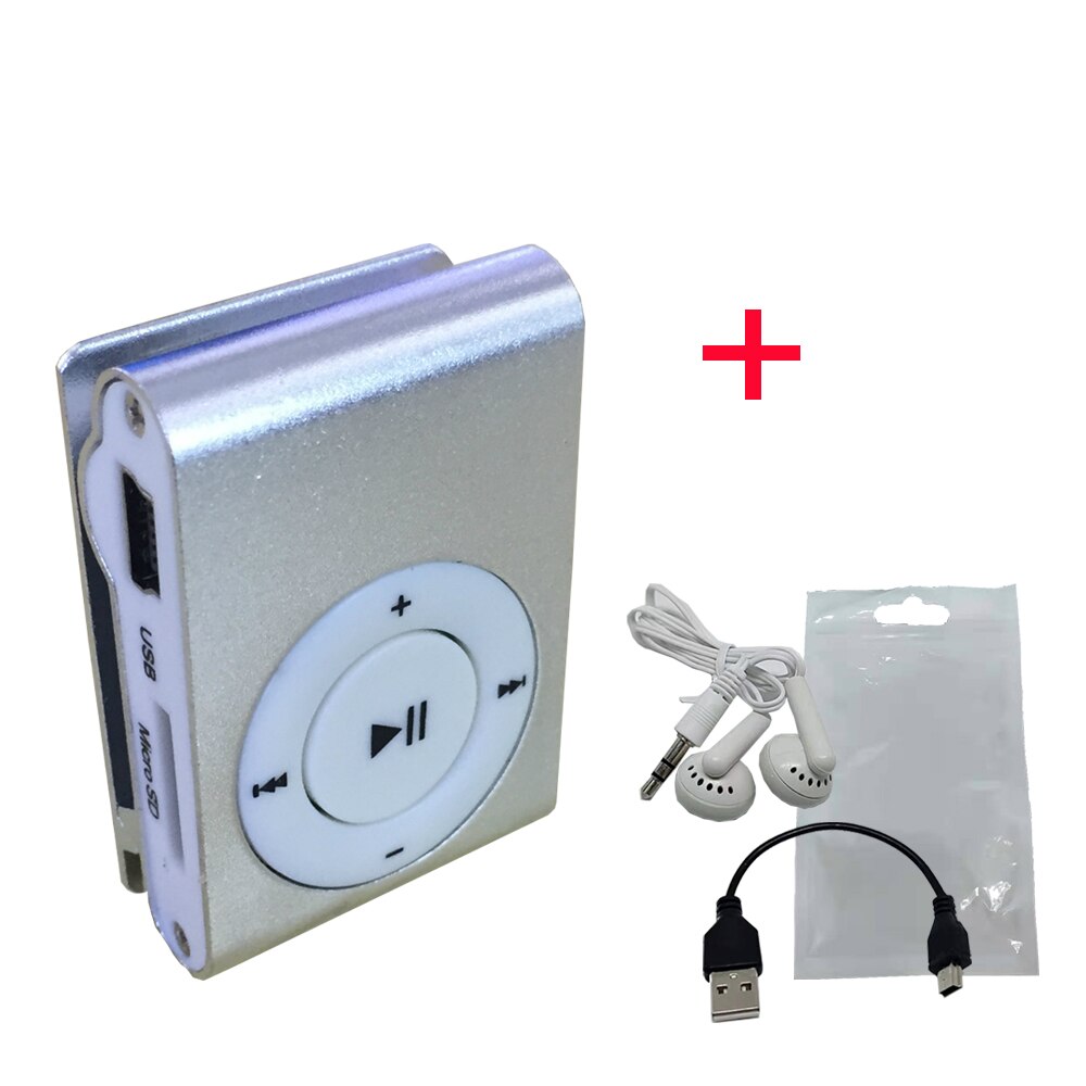 Clip mp3 speler mini mp3 muziekspeler mp3 speler 5v waterdichte mp3 speler zwemmen mp3 модуль mp3 плеер: silver bag packaging