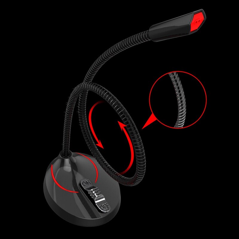 USB Computer Microphone Plug and Play 3.5Mm Home Studio Omnidirectional Microphone Suitable for Desktop/Laptop/Computer/Notebook