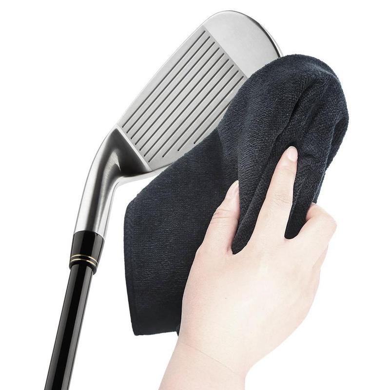 Wieża golfowa z łatwym ciągnąć linę, sportowy na świeżym powietrzu dwustronny aksamitny ręcznik robić ocierania potu