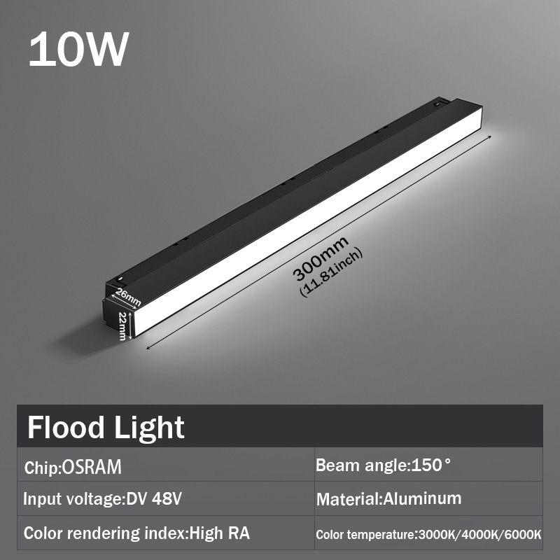 doprowadziło Nowa magnetyczna kratka świetlna Lampa przeciwpowodziowa Światła robić montażu magnetycznego nie Mian światło Magnetyczna szyna świetlna Nowoczesna szyna wbudowana Elastyczna oprawa liniowa Reflektor doprowadziło DC48V Wisząca o