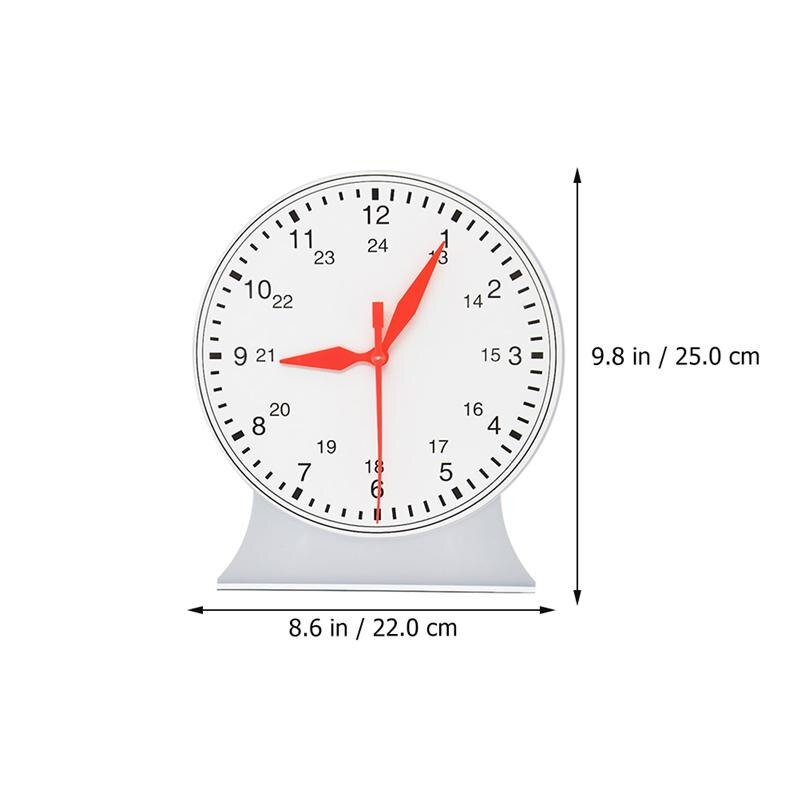 1 pc Clock Models Mathematical 24 Hour Three Hands Link Teaching Aids for Students Kids