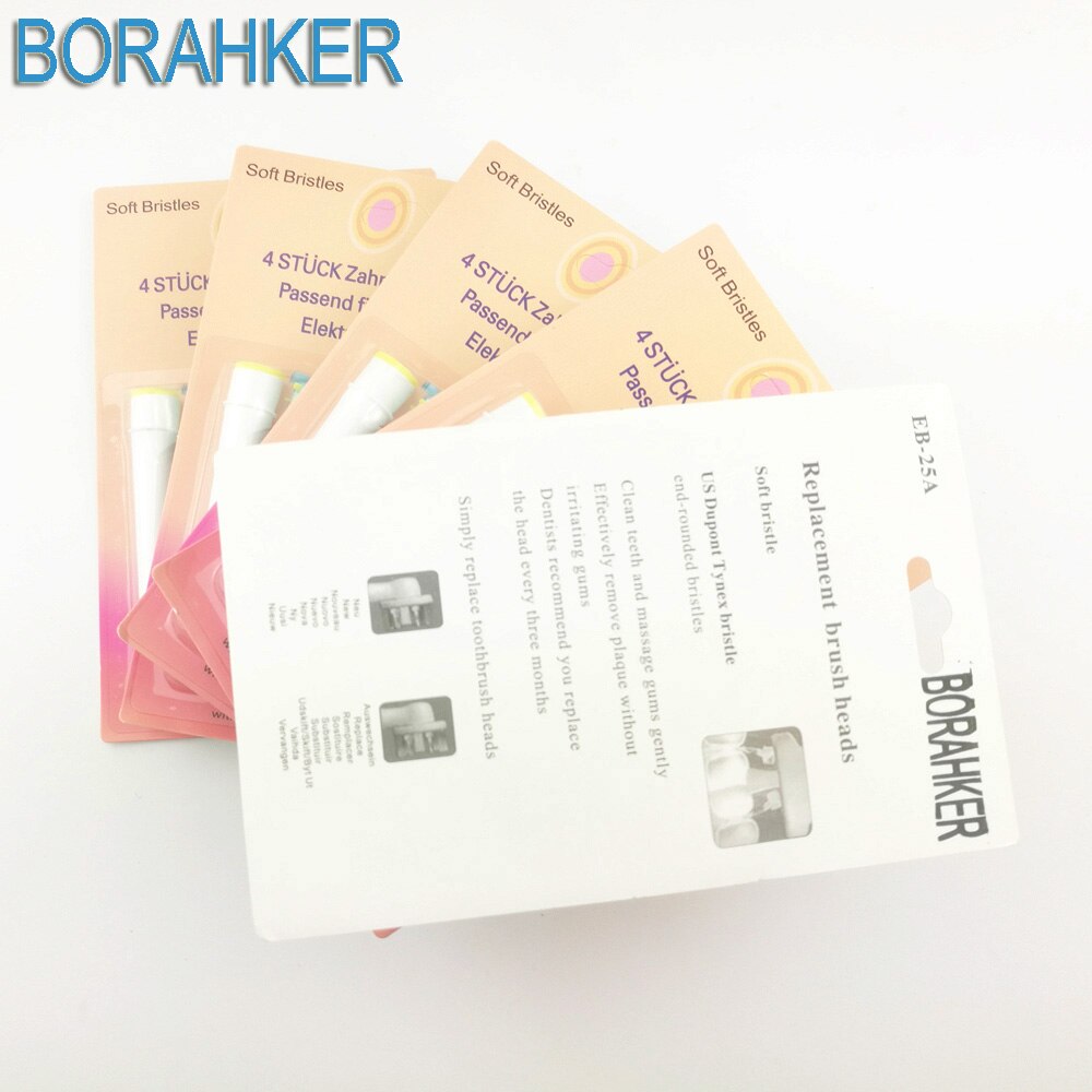 Fil dentaire Action/Trizone/Action croisée/double propre/sonique/Pul brosse à dents électrique sonique têtes de rechange précision Oral propre 10 paquet: EB-25A