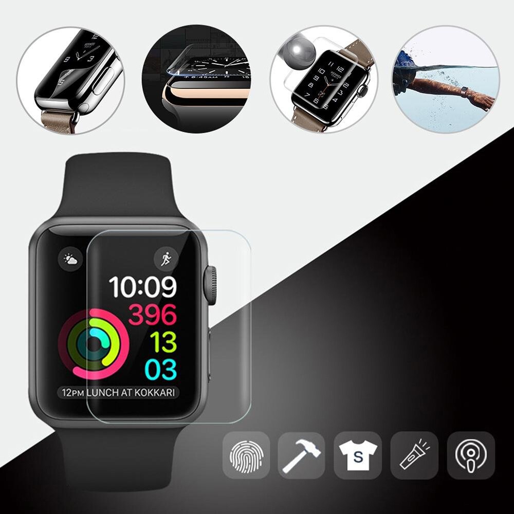 Full Protective Film for Apple Watch Series SE 6 5 3 Screen Protector 42mm 44mm 40mm 38mm for iwatch 4 2 Not Tempered Glass Film