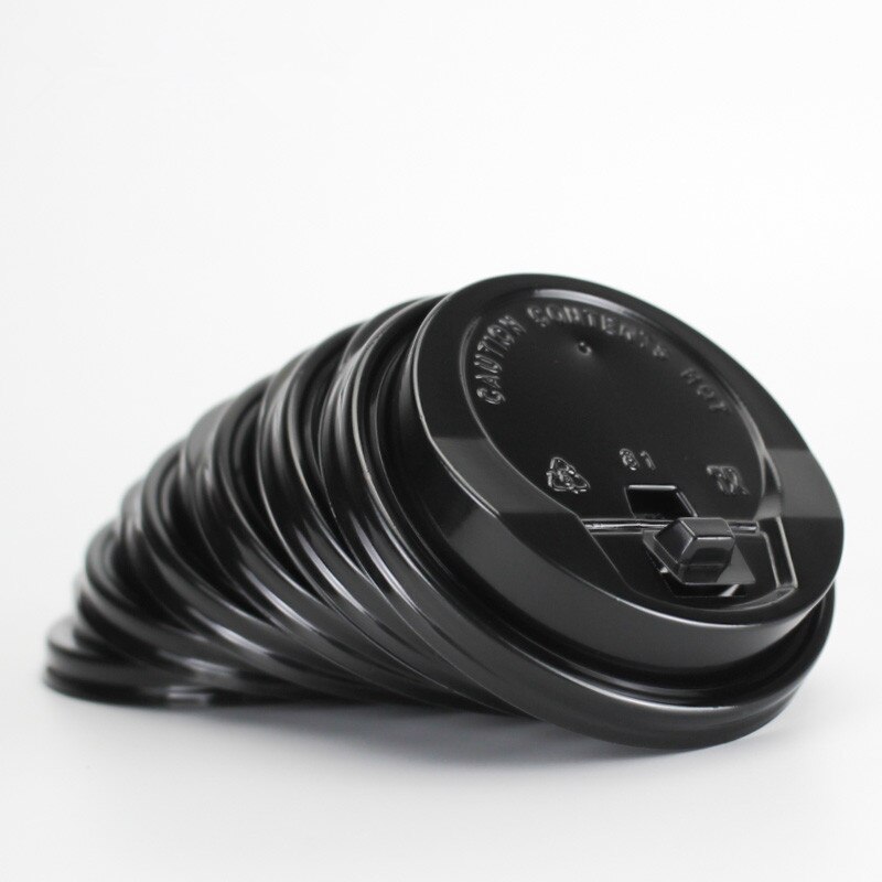 50 stk engangskop 400ml 500ml festgaver drikkepapir kopper takeaway kaffekop emballage med låg: Kun låg 5 / 400ml 14oz 50 stk