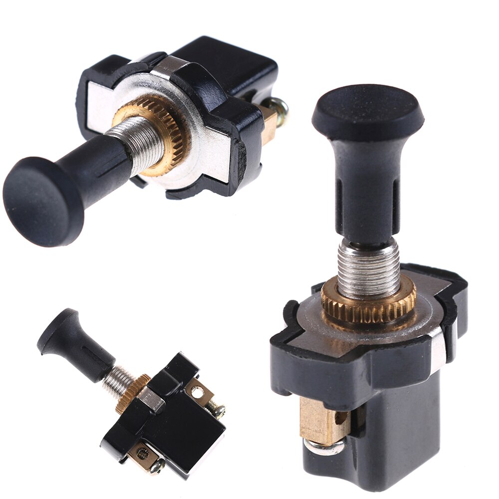 Durable High Performance On-Off Long Push Pull Switch 12V Screw Terminals