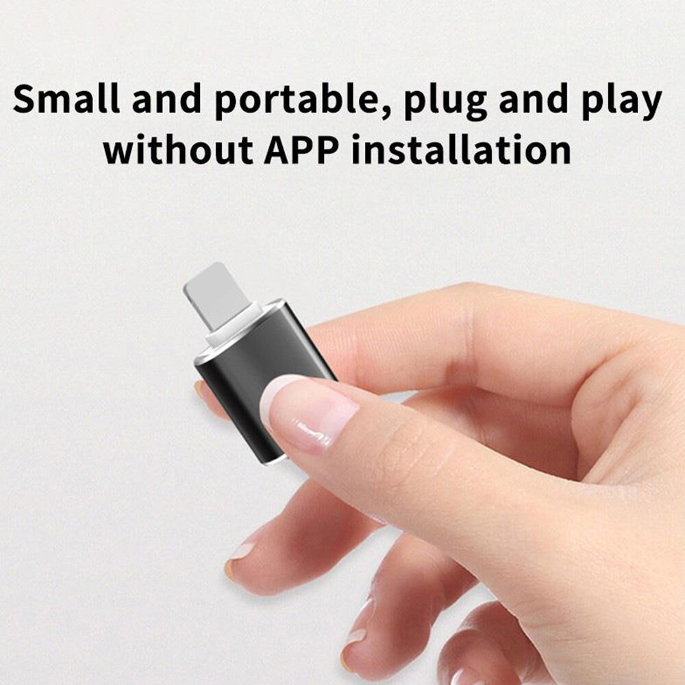 For Apple OTG Adapter Lighting Male to USB 3.0 Disk Converter Data Cable for iPhone 12 11 Pro XS Max XR X 8 7 Plus iPad Adapter