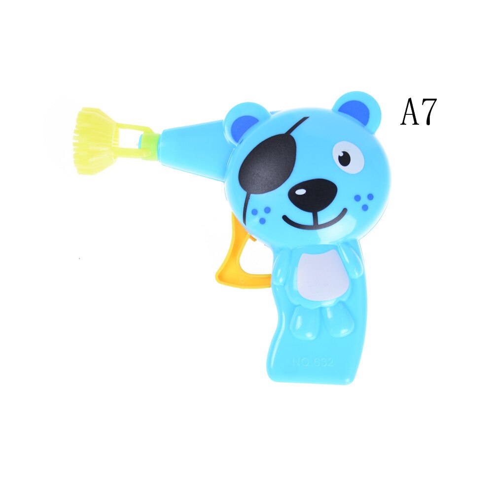 Mooie Cartoon Dier Zeep Water Bubble Gun Kinderen Bellen Blazen Speelgoed Voor Kind Outdoor Speelgoed Handleiding Bubble Gun Blower: A7