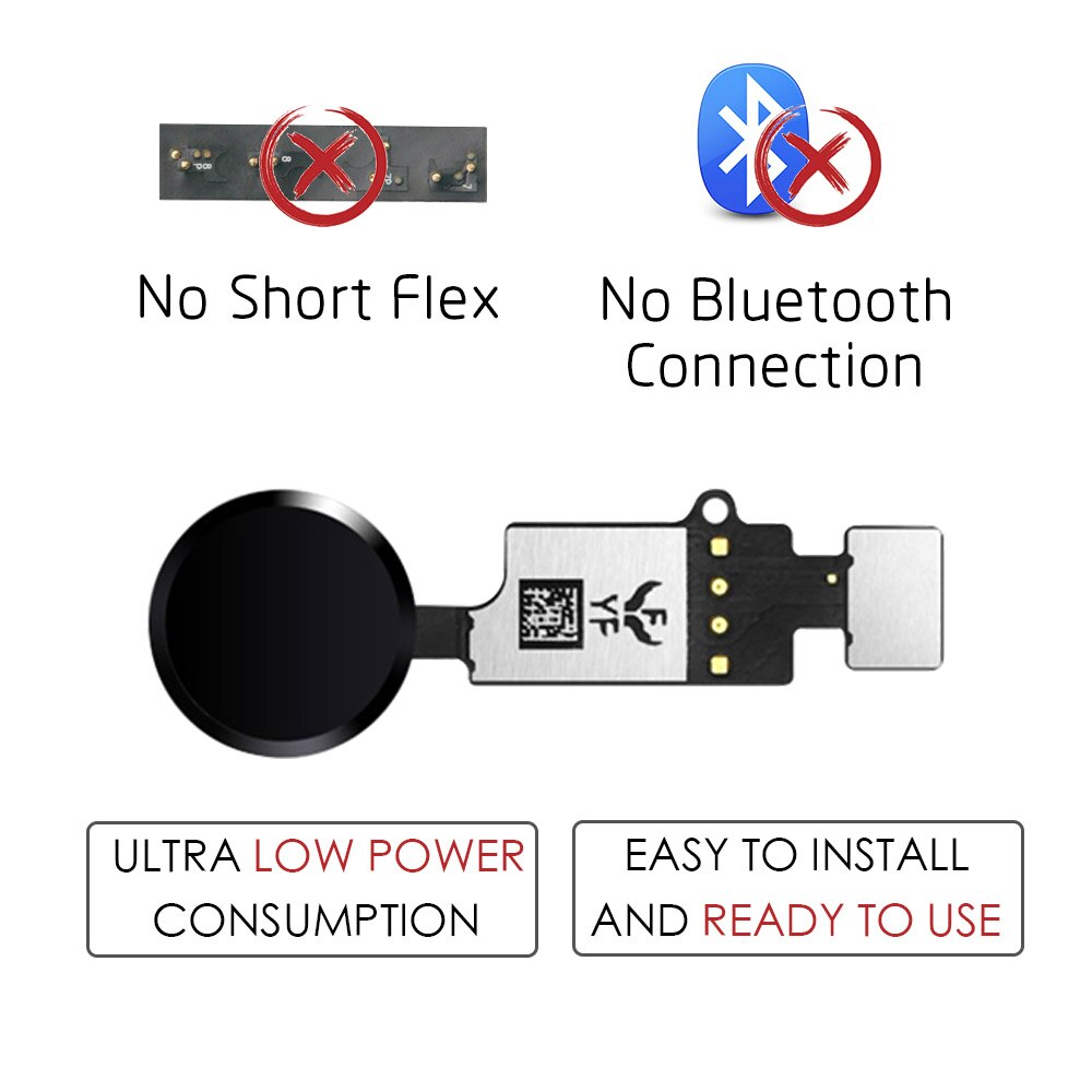 5 unids/lote Universal botón Volver botón para iphone 7 7P 8 P con volver YF botón para iphone 7 7P 8 8 Plus