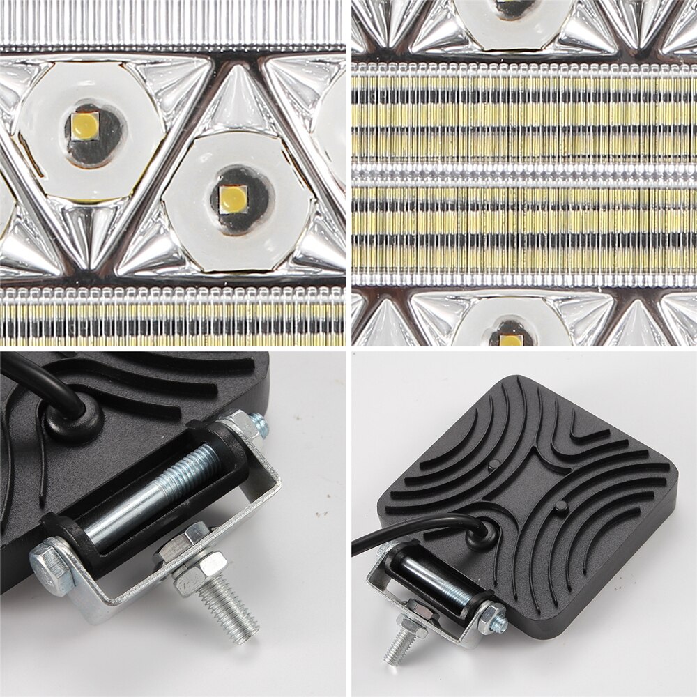 102W High Brightness Flood Light LED Truck Truck Driving Light Square Work Light Waterproof